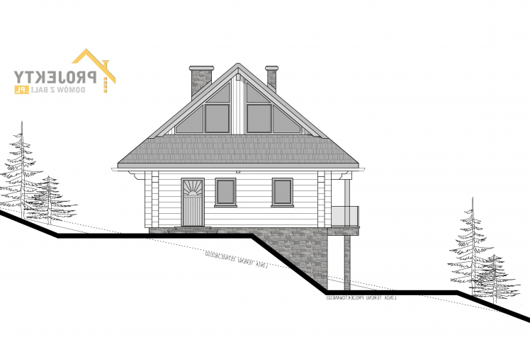 L-327 Dom z bali na skarpie